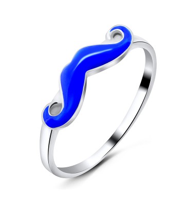 Enamel Mustache Fashion Rings NSR-129